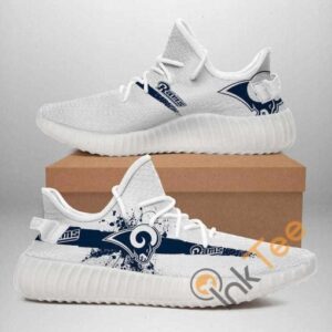 Los Angeles Rams No 323 Custom Shoes Personalized Name Yeezy Sneakers