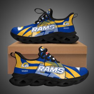 Los Angeles Rams Personalized Max Soul Shoes