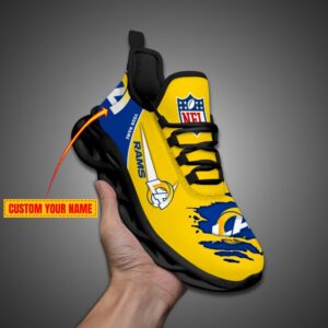 Los Angeles Rams Personalized Max Soul Shoes for NFL Fan