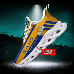 Los Angeles Rams Personalized NFL Max Soul Sneaker