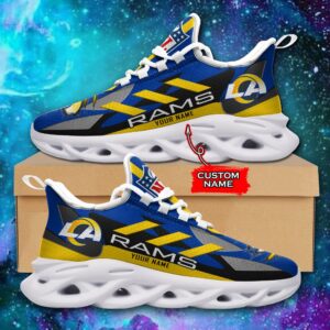 Los Angeles Rams Personalized NFL Max Soul Sneaker Ver 1