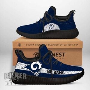 Los Angeles Rams Personalized Shoes Custom Yeezy Sneaker For Fan