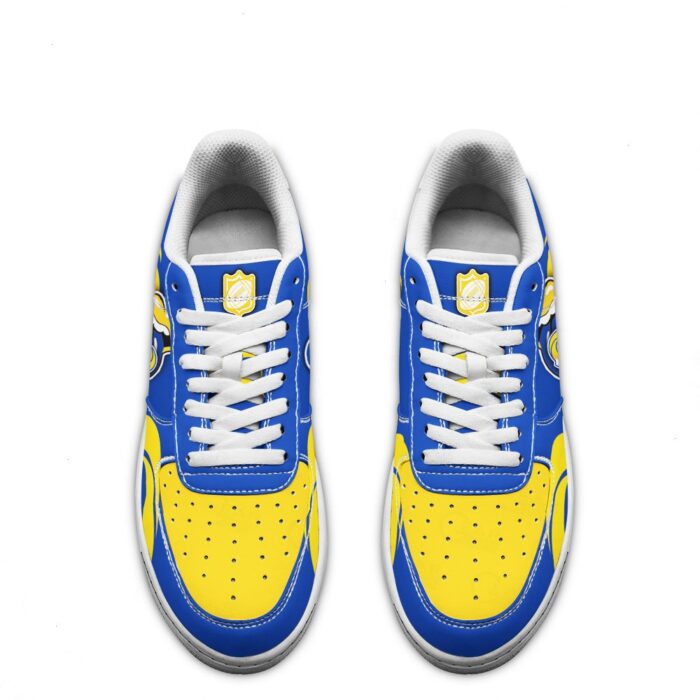 Los Angeles Rams Sneakers Custom Force Shoes Sexy Lips For Fans