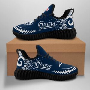 Los Angeles Rams Unisex Sneakers New Sneakers Custom Shoes Football Yeezy Boost