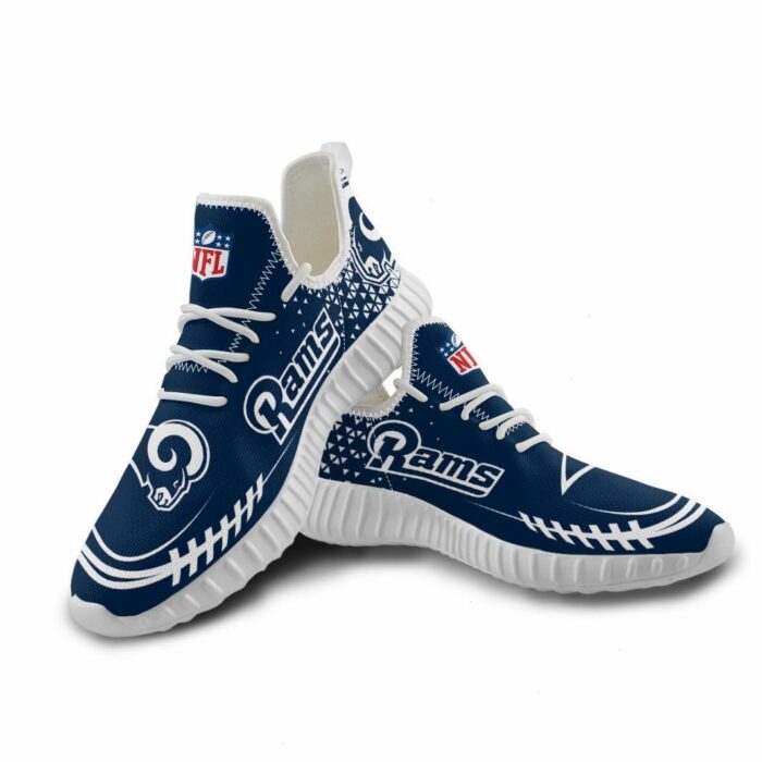Los Angeles Rams Unisex Sneakers New Sneakers Custom Shoes Football Yeezy Boost