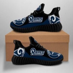 Los Angeles Rams Unisex Sneakers New Sneakers Custom Shoes Football Yeezy Boost Yeezy Shoes