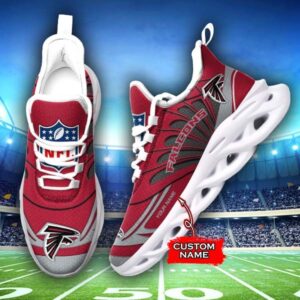 M7 NFL Atlanta Falcons Max Soul Sneaker Custom Name Shoes 62