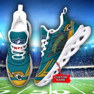 M7 NFL Jacksonville Jaguars Max Soul Sneaker Custom Name Shoes 62