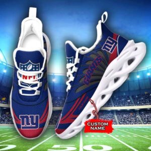 M7 NFL New York Giants Max Soul Sneaker Custom Name Shoes 62