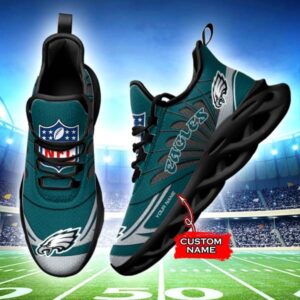 M7 NFL Philadelphia Eagles Max Soul Sneaker Custom Name Shoes 62