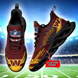 M7 NFL Washington Commanders Max Soul Sneaker Custom Name Shoes 62