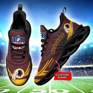 M7 NFL Washington Redskins Max Soul Sneaker Custom Name Shoes 62