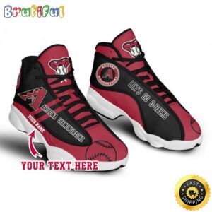 MLB Arizona Diamondbacks Custom Name Air Jordan 13 Shoes V3
