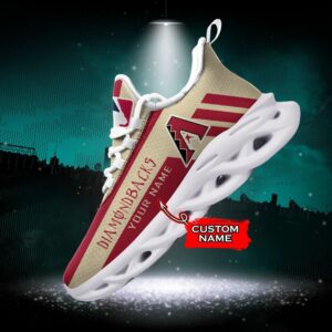 MLB Arizona Diamondbacks Max Soul Sneaker Custom Name Style 1