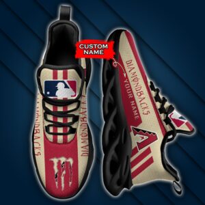 MLB Arizona Diamondbacks Max Soul Sneaker Custom Name Style 1