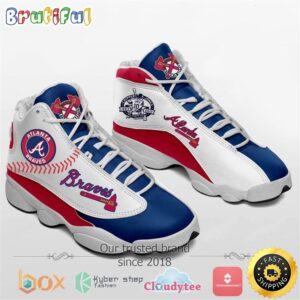 MLB Atlanta Braves Air Jordan 13 Shoes V4