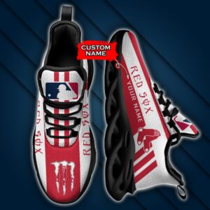 MLB Boston Red Sox Max Soul Sneaker Custom Name Style 1