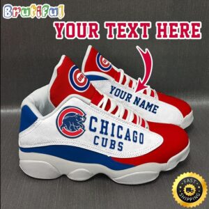 MLB Chicago Cubs Custom Name Air Jordan 13 Shoes V1