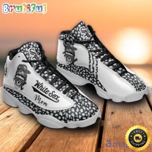 MLB Chicago White Sox Mom Leopard Pattern Air Jordan 13 Shoes