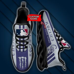 MLB Colorado Rockies Max Soul Sneaker Custom Name Style 1