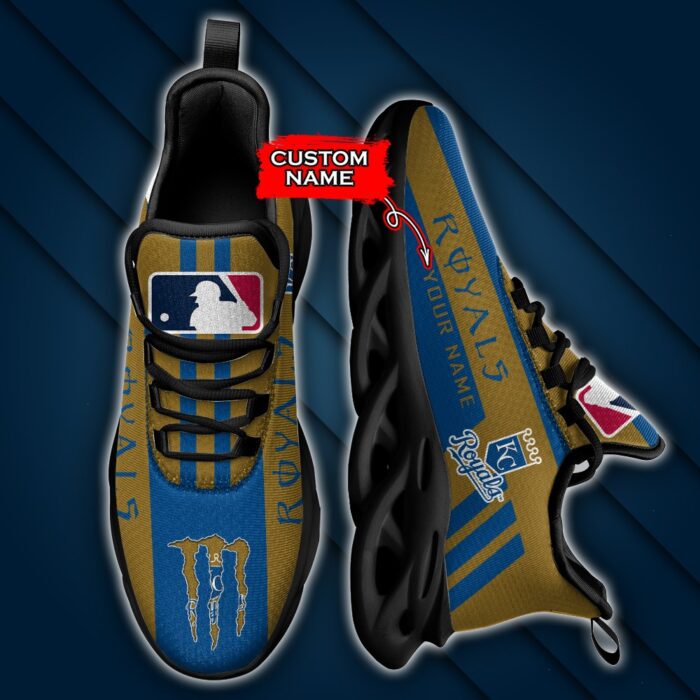 MLB Kansas City Royals Max Soul Sneaker Custom Name Style 1