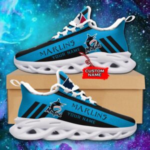 MLB Miami Marlins Max Soul Sneaker Custom Name Style 1