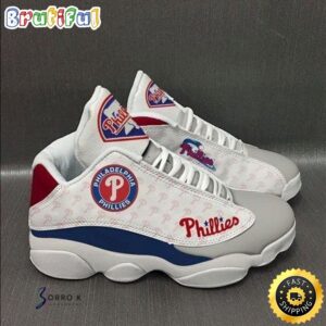 MLB Philadelphia Phillies Air Jordan 13 Shoes V2