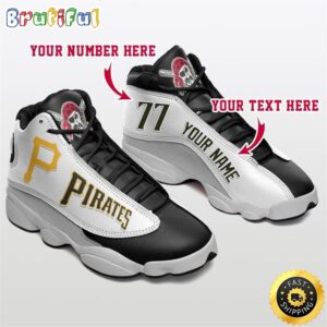 MLB Pittsburgh Pirates Custom Name Number Air Jordan 13 Shoes V4