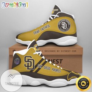 MLB San Diego Padres Air Jordan 13 Shoes V6