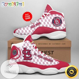 MLB St. Louis Cardinals Custom Name Air Jordan 13 Shoes V4