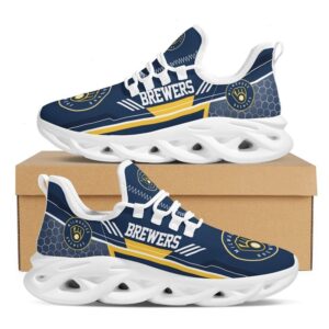 MLB Team Milwaukee Brewers Fans Max Soul Shoes