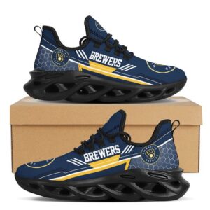 MLB Team Milwaukee Brewers Fans Max Soul Shoes Fan Gift