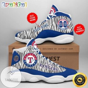 MLB Texas Rangers Custom Name Number Air Jordan 13 Shoes V3