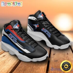 MLB Toronto Blue Jays Black Air Jordan 13 Shoes