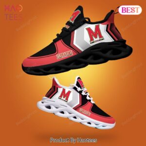 Maryland Terrapins NCAA Black Red White Max Soul Shoes