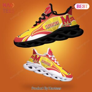 Maryland Terrapins NCAA Red Mix Gold Max Soul Shoes
