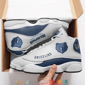 Memphis Grizzlies Nba Football Teams Big Logo Air Jordan 13 Sneaker Shoes
