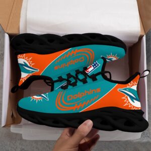 Miami Dolphins 0a Black Max Soul Shoes