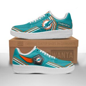 Miami Dolphins Air Sneakers Custom Fan Gift