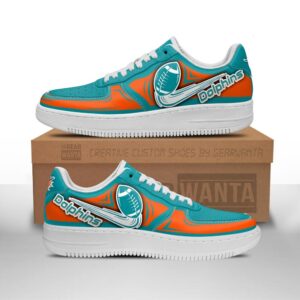 Miami Dolphins Air Sneakers Custom For Fans