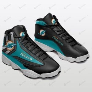 Miami Dolphins J13 Sneaker Custom Shoes For Fans Des 21