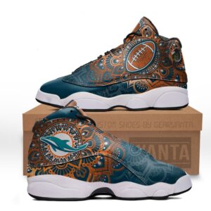 Miami Dolphins Jd 13 Sneakers Custom Shoes