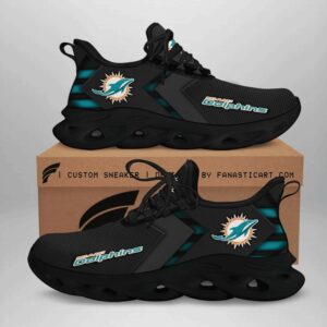 Miami Dolphins Max Soul Shoes Fan Gift