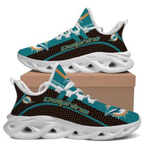 Miami Dolphins Max Soul Sneaker Running Sport Shoes for Fan