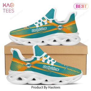 Miami Dolphins NFL Football Team Max Soul Shoes