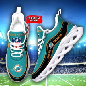 Miami Dolphins Personalized Max Soul Shoes 32 SPA0901040