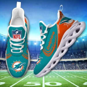 Miami Dolphins Personalized Max Soul Shoes Fan Gift
