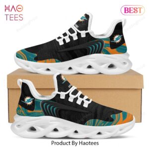 Miami Dolphins Team Custom Personalized NFL Max Soul Shoes