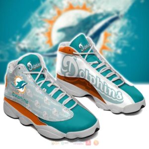 Miami Dolphins Viridian Green White Air Jordan 13 Shoes
