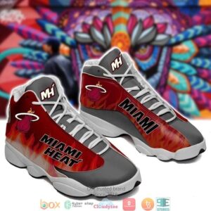 Miami Heat Basketball Nba Football Teams Air Jordan 13 Sneaker Shoes